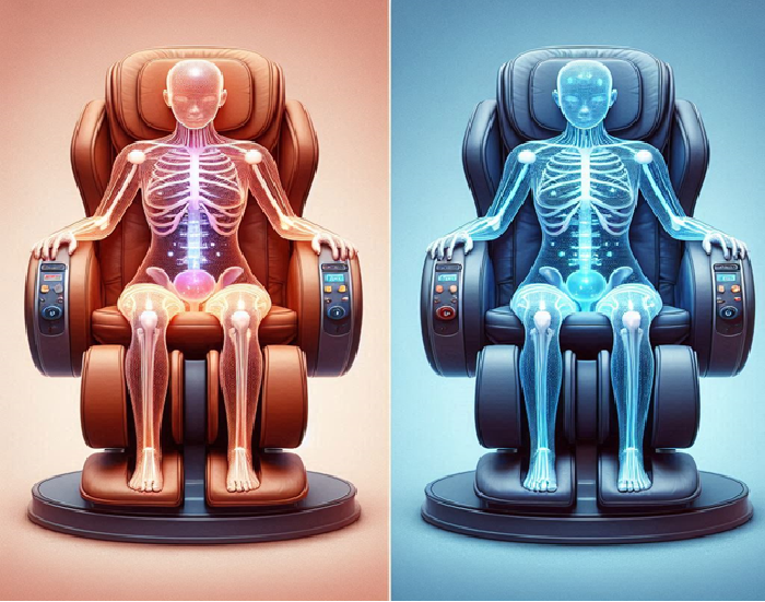 The Difference between 3D and 4D Massage Chairs India 2024